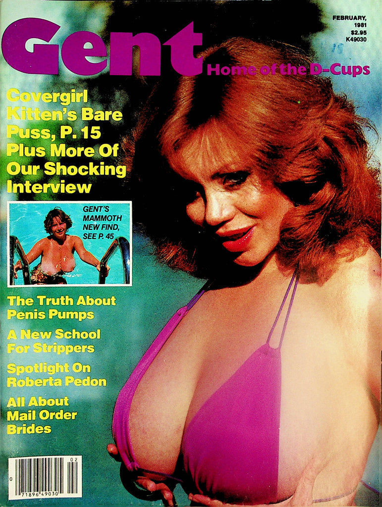Gent Busty Magazine  Kitten Natividad  / Roberta Pedon  February 1981    050624lm-p