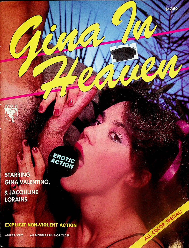 Gina In Heaven Magazine  Starring Gina Valentino & Jacquline Lorains  #1 1980's   012425lm-p