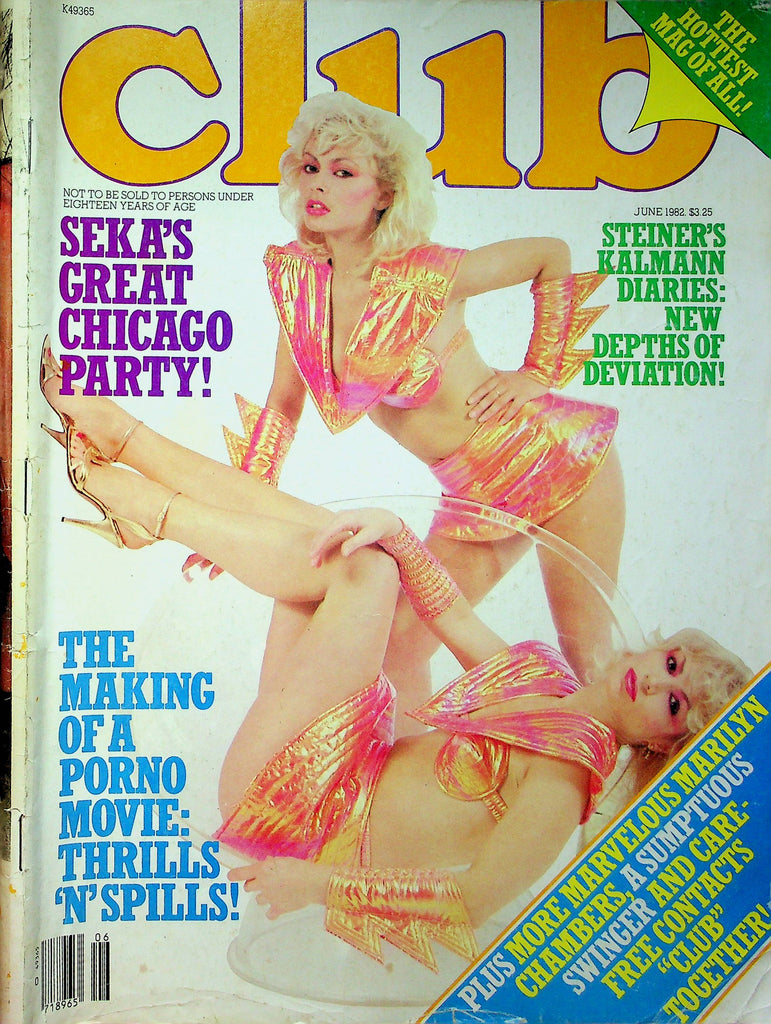 Club Magazine Seka's Chicago Party June 1982 072823RP