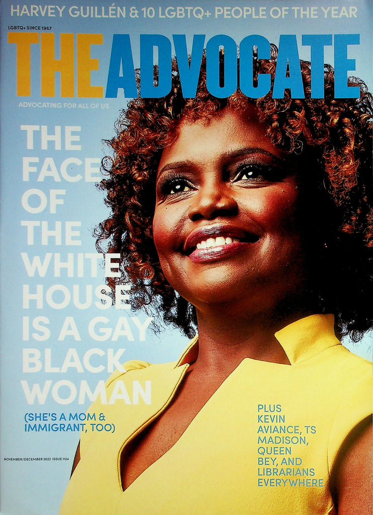 The Advocate LGBTQ Magazine  The Face Of The White House Is A Gay Black Women  November 2022       042426lmp