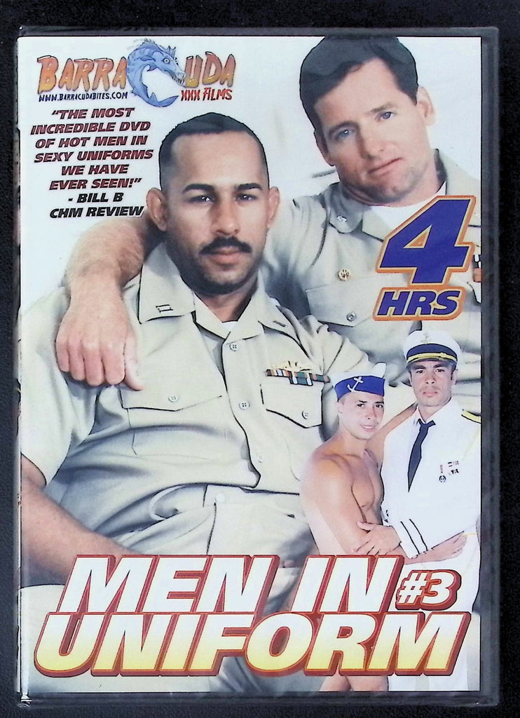 Men in Uniform #3 4 Hour Gay DVD Barracuda Bites 100825AKDVD