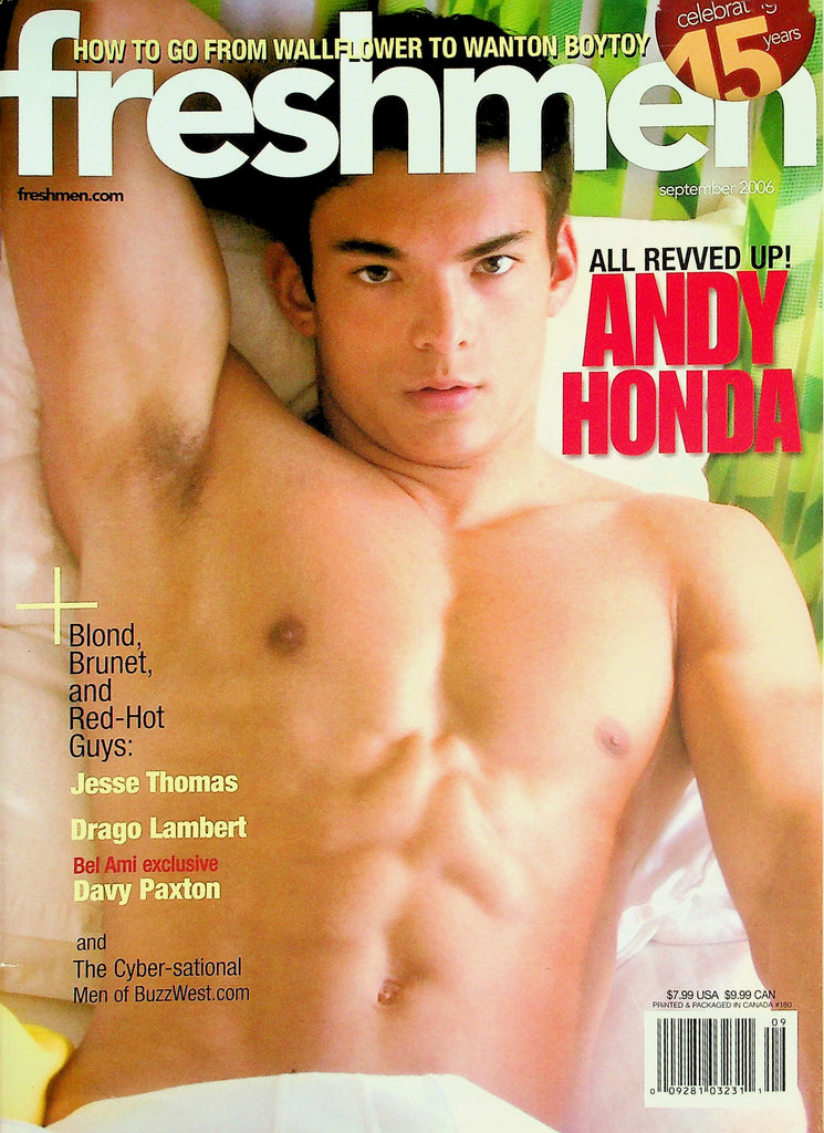 Freshmen Gay Magazine  Cover Guy Andy Honda  September 2006   040226lmp