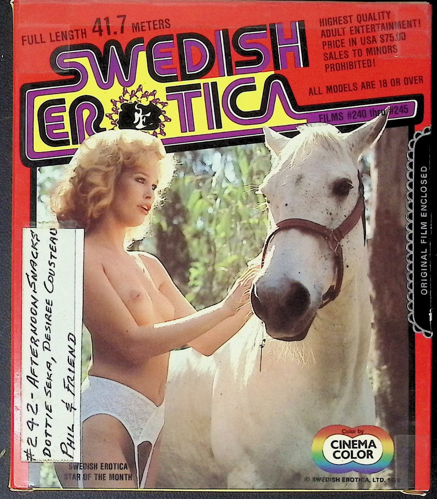 Swedish Erotica #242 Afternoon Snacks Regular 8mm Film Reel Vintage 060126AKVHS
