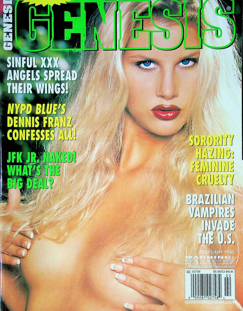 Genesis Magazine Dennis Franz & Sorority Hazing February 1998 042324rp