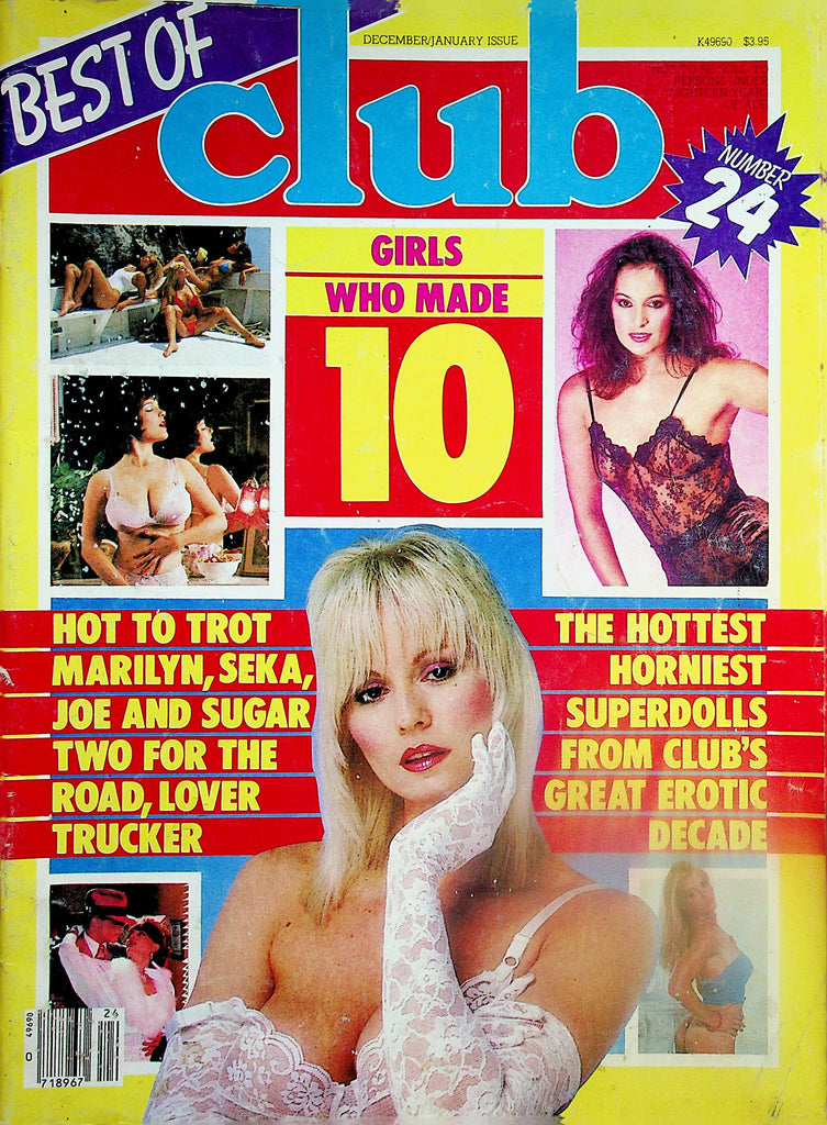 Best Of Club Magazine  Girls Who Made 10 -  Marilyn Chambers, Seka & More!  #24 1982  Paul Raymond  030425lm-p