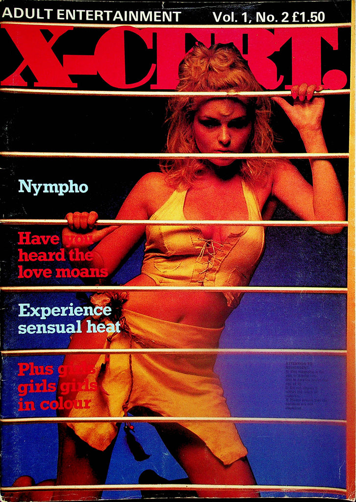 X-Cert. Magazine  Nympho / Experience Sensual Heat  vol.1 #2 1990's    031225lm-p