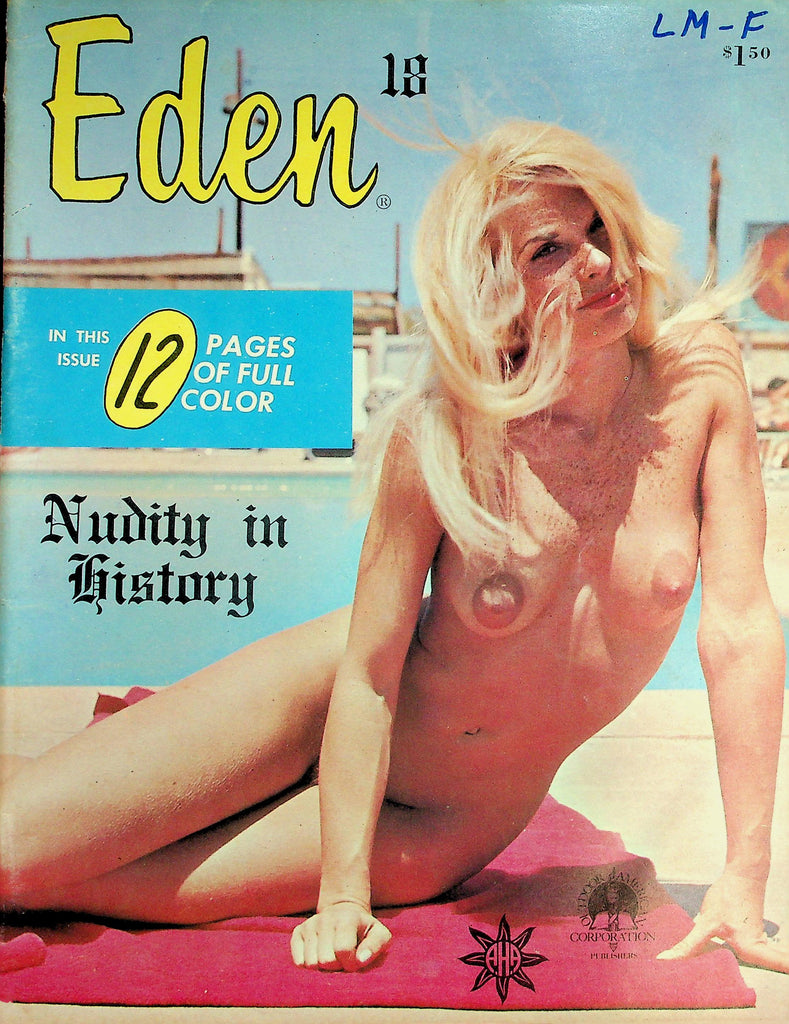 Eden Nudist Magazine  Covergirl Sylvia / Nudity In History #18 1964    071826lmp-GSC