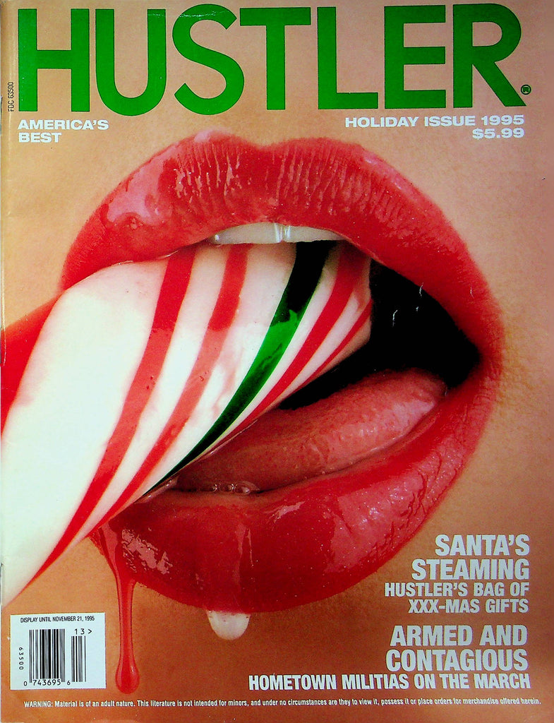 Hustler Magazine Holiday 1995 Issue Santa's Steaming Bag Of Gifts 060323RP
