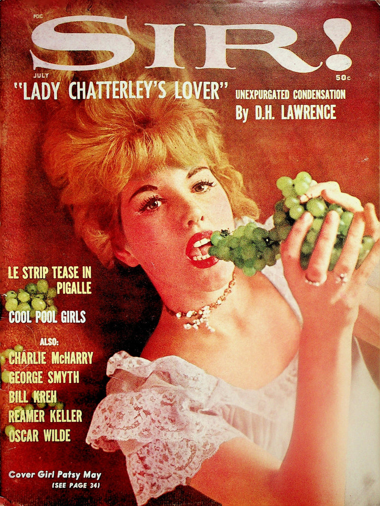 Sir! Magazine  Covergirl Patsy May   July 1963   111725lm-p