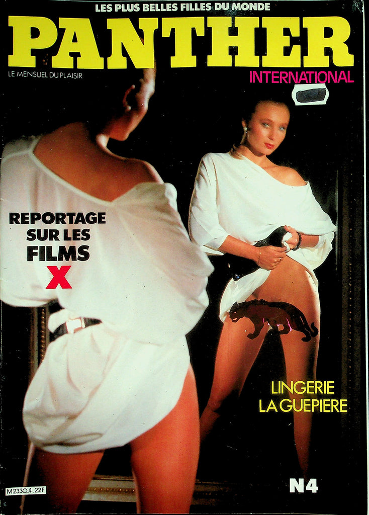 Panther French International Magazine   Beautiful Lingerie Models Spread For You!   #4 1990's     030626lmp