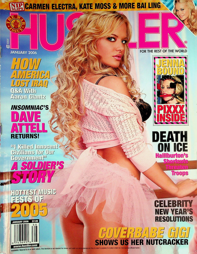 Hustler Magazine  Coverbabe Gigi / Jenna Jameson Bound!  January 2006       042726lmp