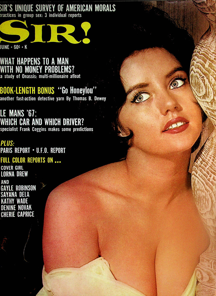 Sir! Magazine   Covergirl Lorna Drew  June 1967        041224lm-p