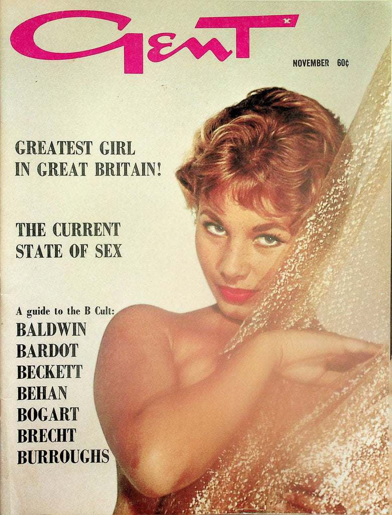 Gent Busty Magazine  Greatest Girl In Great Britain Centerfold Girl Angela Winston  November 1964    102825lm-p