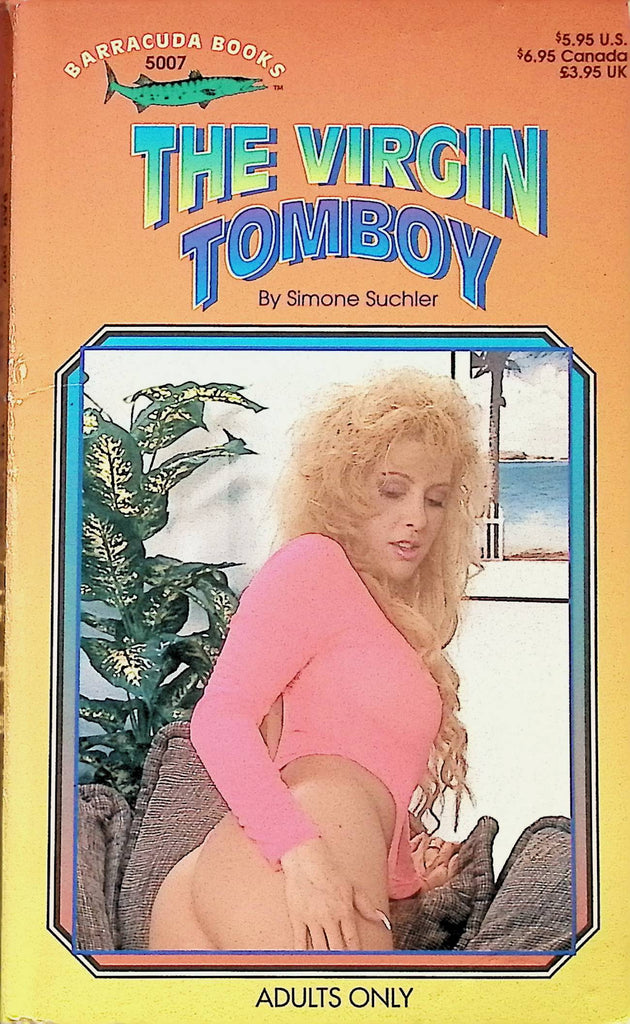 The Virgin Tomboy by Simone Suchler Barracuda Books 5007 1994 Adult Erotic Paperback Novel-070124AMP
