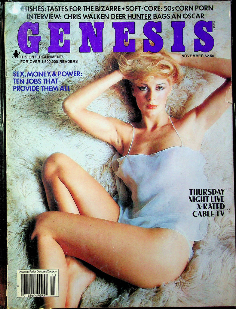 Genesis Magazine Chris Walken November 1979 091423RP