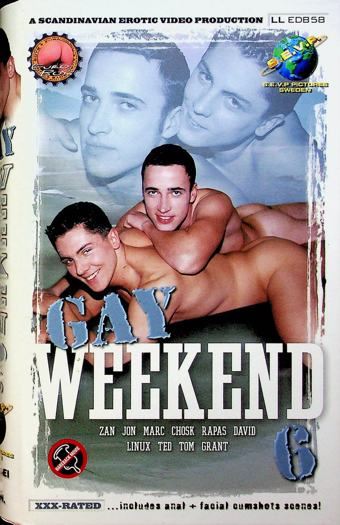 Gay Adult VHS Movie Gay Weekend Ft. Jon & Marc 2004 By SEVP 080123RPVHS2