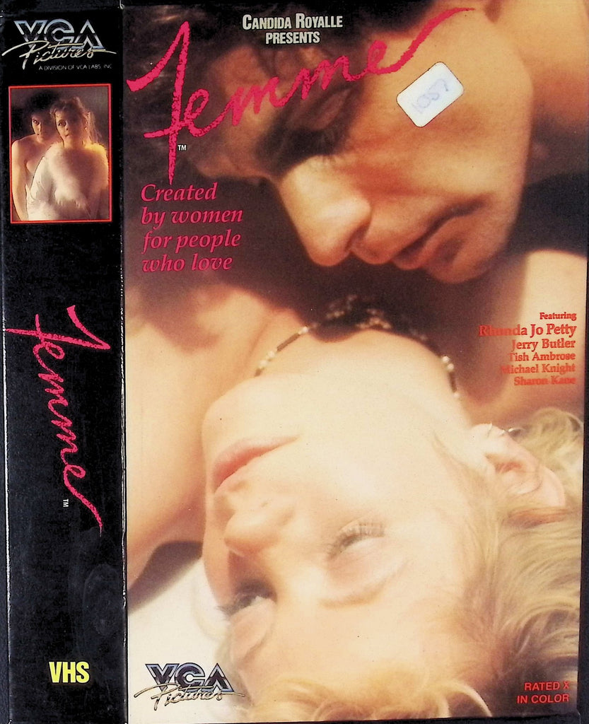 Femme with Rhonda Jo Petty Jerry Butler Tish Ambrose Adult VHS Candida Royale VCA Pictures 032626AKVHS
