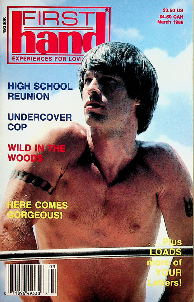 First Hand Gay Digest  Undercover Cop / Wild In The Woods  March 1989     090923lm-p