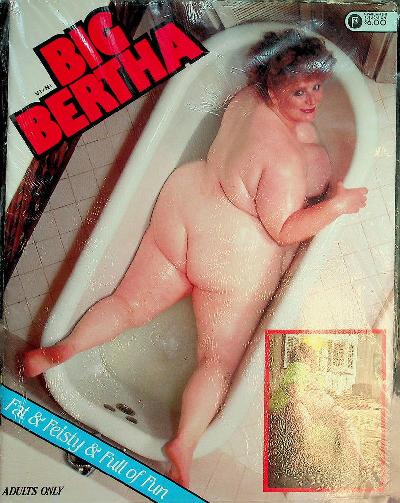 Big Bertha Magazine   Fat & Feisty & Full Of Fun!  vol.1 #1  1980's New/Sealed  Parliament   062626lmp-GSC