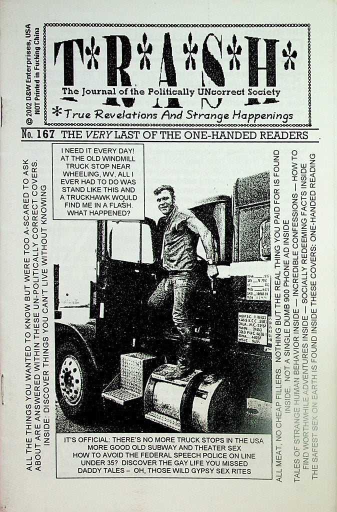 Trash The Journal Of The Politically Uncorrect Society  Gay Digest #167  2002    060524lm-p (Copy)