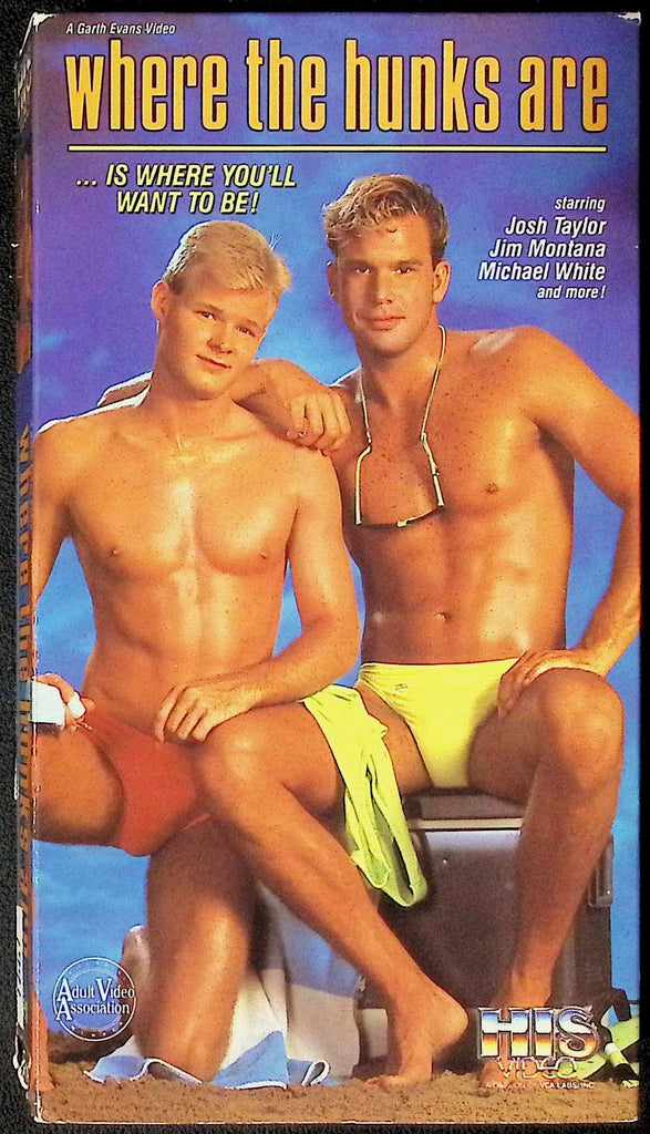 Where The Hunks Are His Video, A Division Of Vca Labs, Inc. Gay VHS 1991 102924JKVHS4