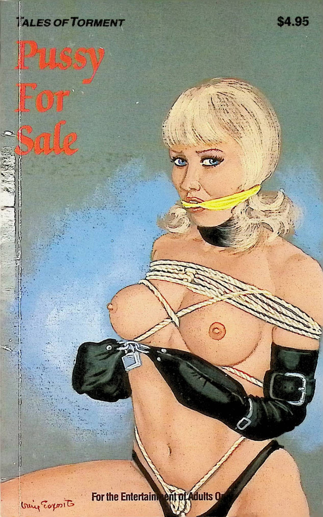 Pussy for Sale Tales of Torment TA-115  1993 Bondage Domination Star Distributors Adult Erotic Paperback Novel-062624AMP