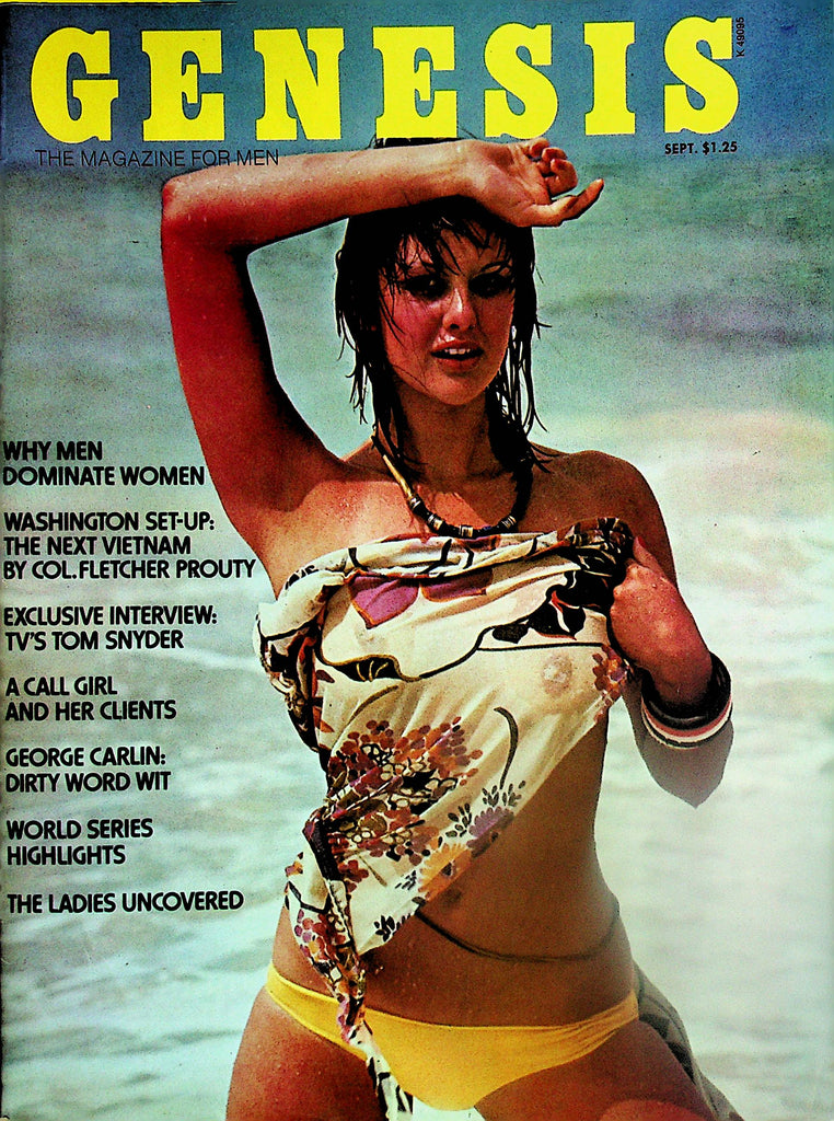 Genesis Magazine   Cover and Centerfold Girl Debbie Mouro  September 1974      033024lm-p