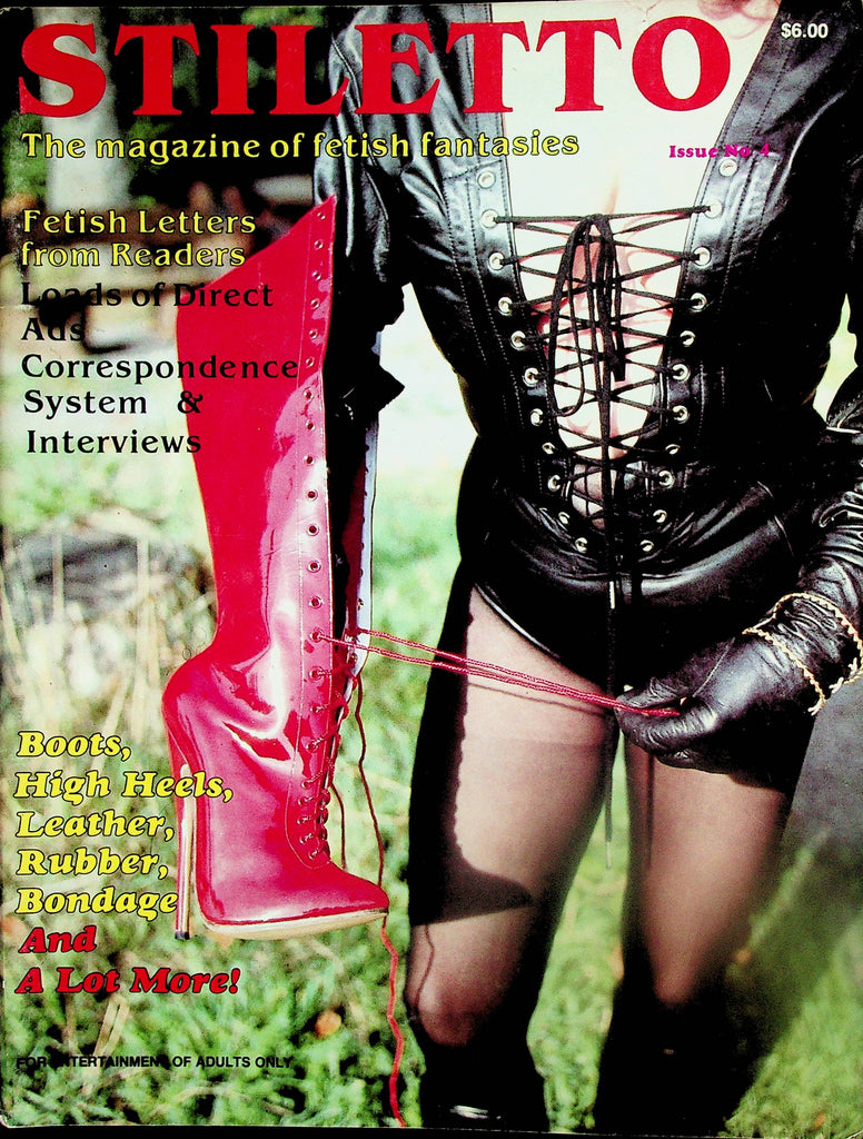 Stiletto Fetish Magazine  Boots, High Heels and More!    #4 1985  071825lm-p