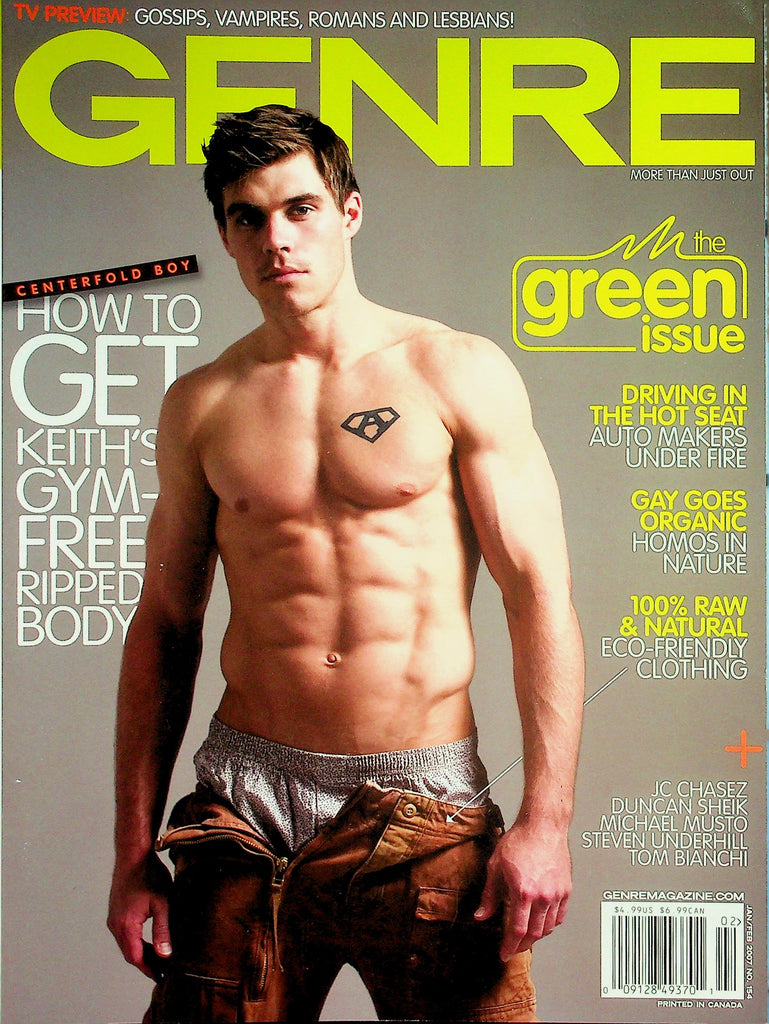 Genre Gay Interest Magazine The Green Issue - Centerfold Guy How To Get Keith's Gym Free Ripped Body   January 2007   042326lmp