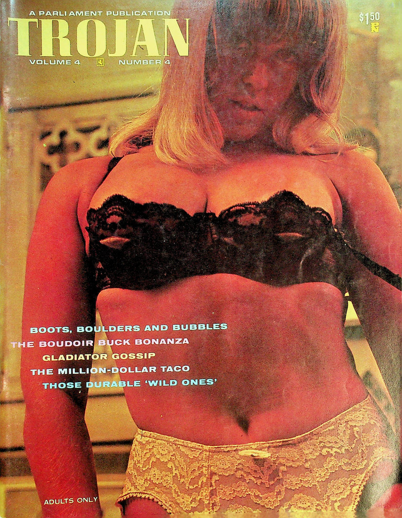 Trojan Vintage Magazine  Cover / Centerfold Girl Brigitte  vol.4 #4 1966    Parliament  100826lmp-GSC