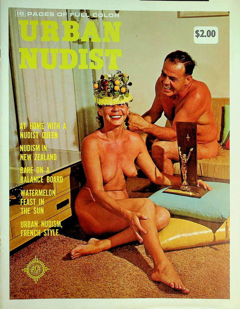 Urban Nudist Magazine At Home With A Nudist Queen  vol.1 #7 1963  082026lmp-GSC