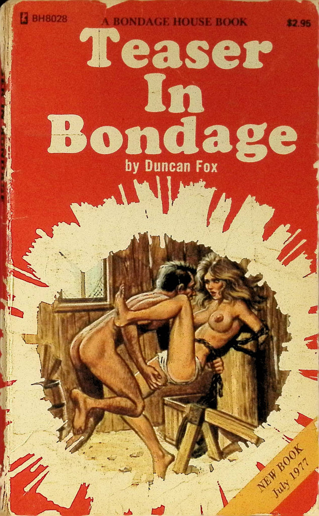 Teaser in Bondage by Duncan Fox BH8028 July 1977  Bondage House Book Greenleaf Classics Adult Paperback Novel 080625AMP
