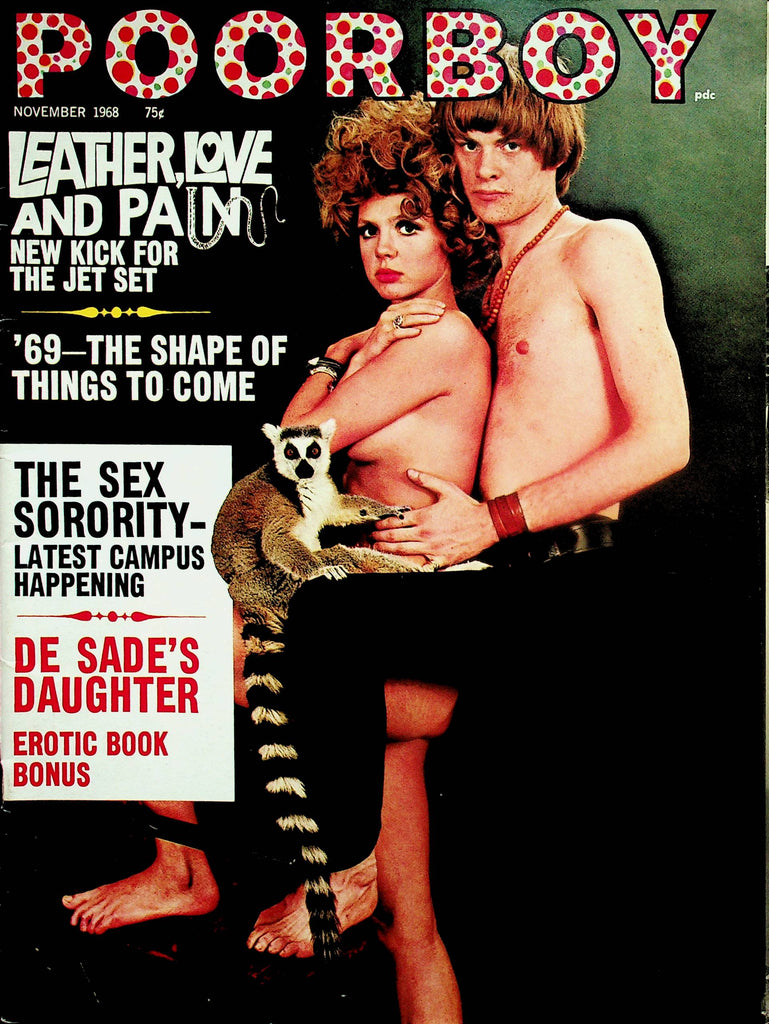 Poorboy Magazine The Sex Sorority - Latest Campus Happening  November 1968   102225lm-p