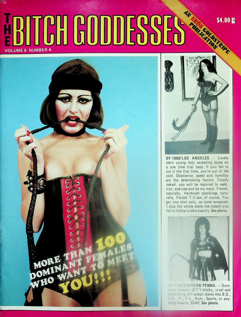 The Bitch Goddesses Fetish Contact Magazine    Dominant Females Who Want To Meet You!  vol.6 #4  1976     121025lmp