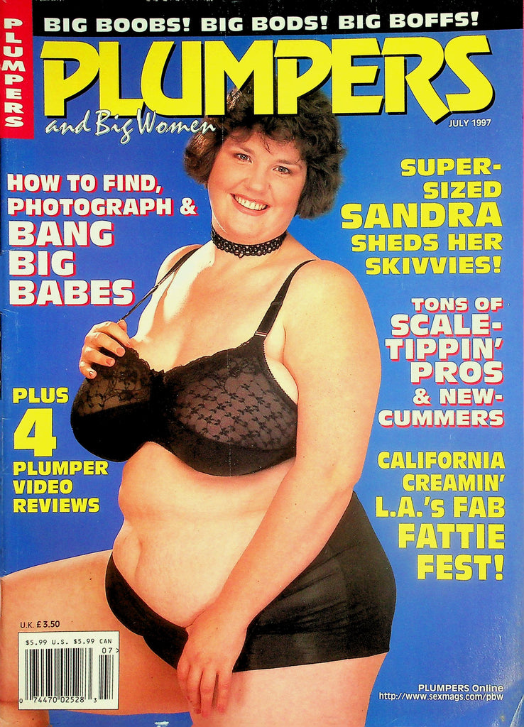 Plumpers and Big Women Magazine  Super-Sized Sandra  July 1997  053126lmp-GSC