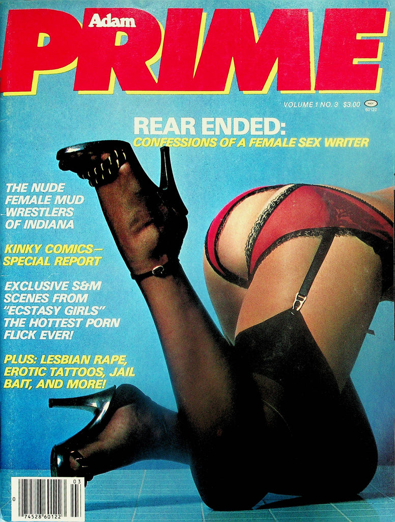Adam Prime Magazine  Nude Female Mud Wrestlers / Scenes From "Ecstasy Girls"  vol.1 #3  1980   102525lm-p