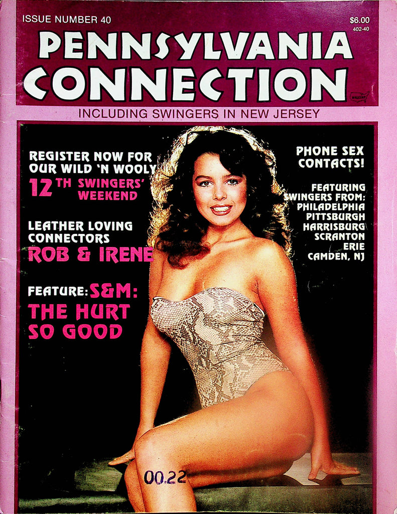 Pennsylvania Connection Swingers Magazine  Feature: S&M The Hurt So Good  #40  1984   052824lm-p2