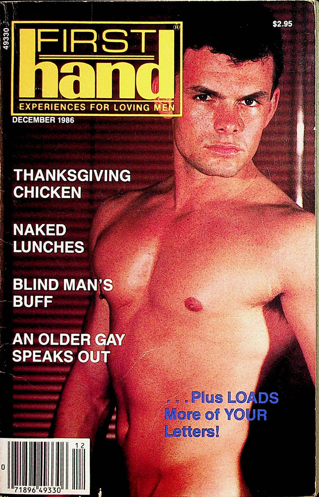 First Hand Gay Digest  Blind Man's Buff / Naked Lunches  December 1986     090923lm-p