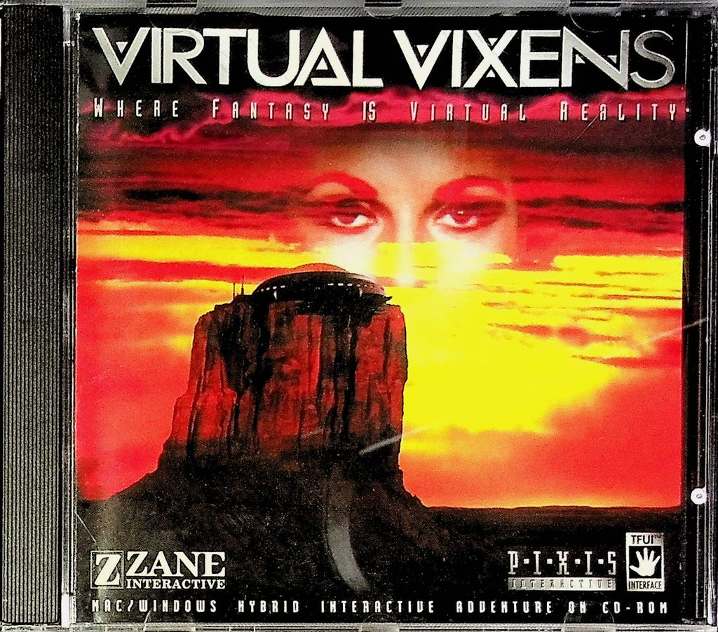 Virtual Vixens CD-ROM Mac/Windows An Interactive Adventure Zane 050224tsdvd