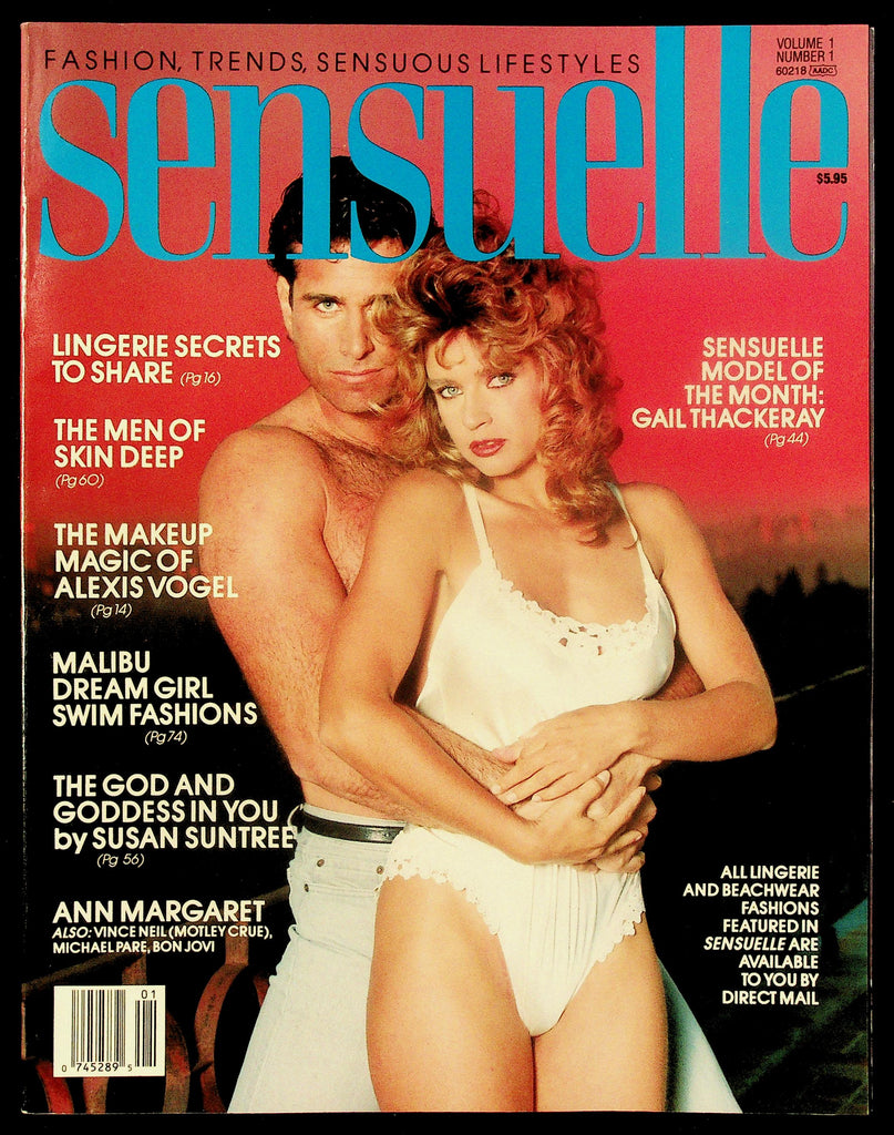 Sensuelle Adult Magazine V1, #1 May 1989 Gail Thackeray Feature 083126hrp-65