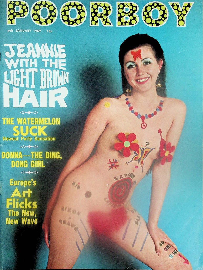 Poorboy Magazine  Jeannie With The Light Brown Hair  January 1969  102225lm-p