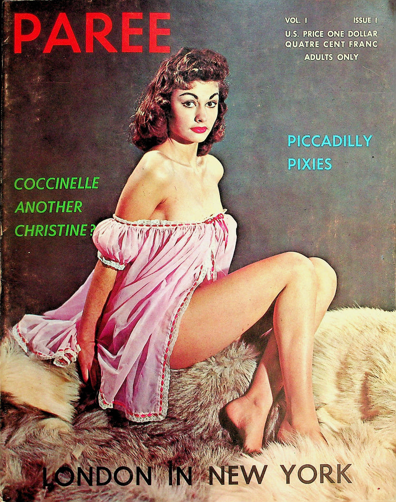Paree Magazine  Piccadilly Pixie Dorrie Butlin / Saucy Suzanne / London In New York  vol.1 #1  1960's    092926lmp-GSC
