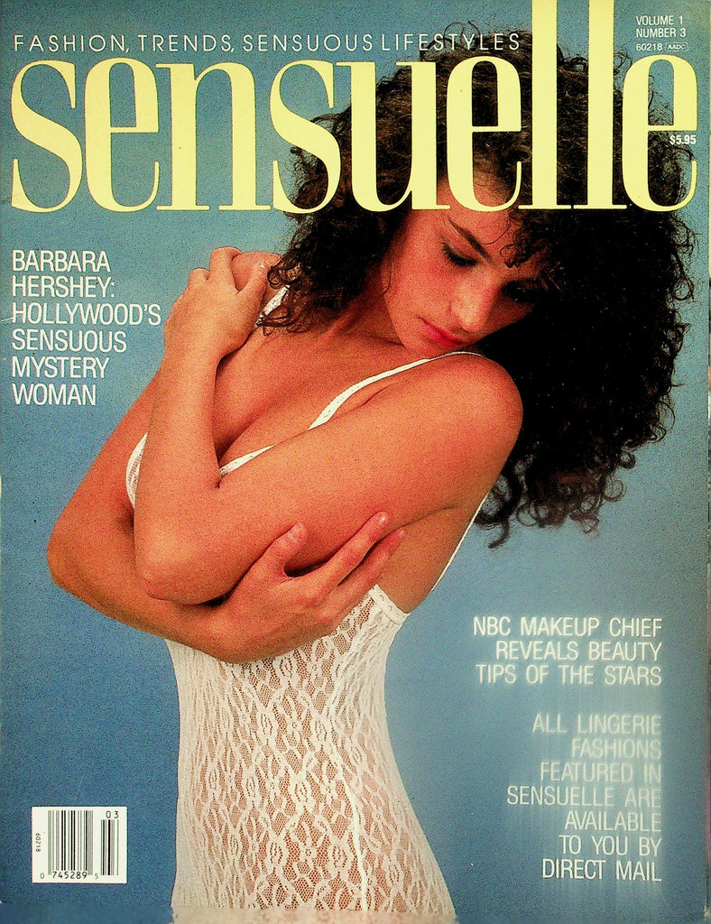 Sensuelle Magazine  Bonnie Ayres / Barbara Hershey Interview vol.1 #3  January 1990    110525lm-p
