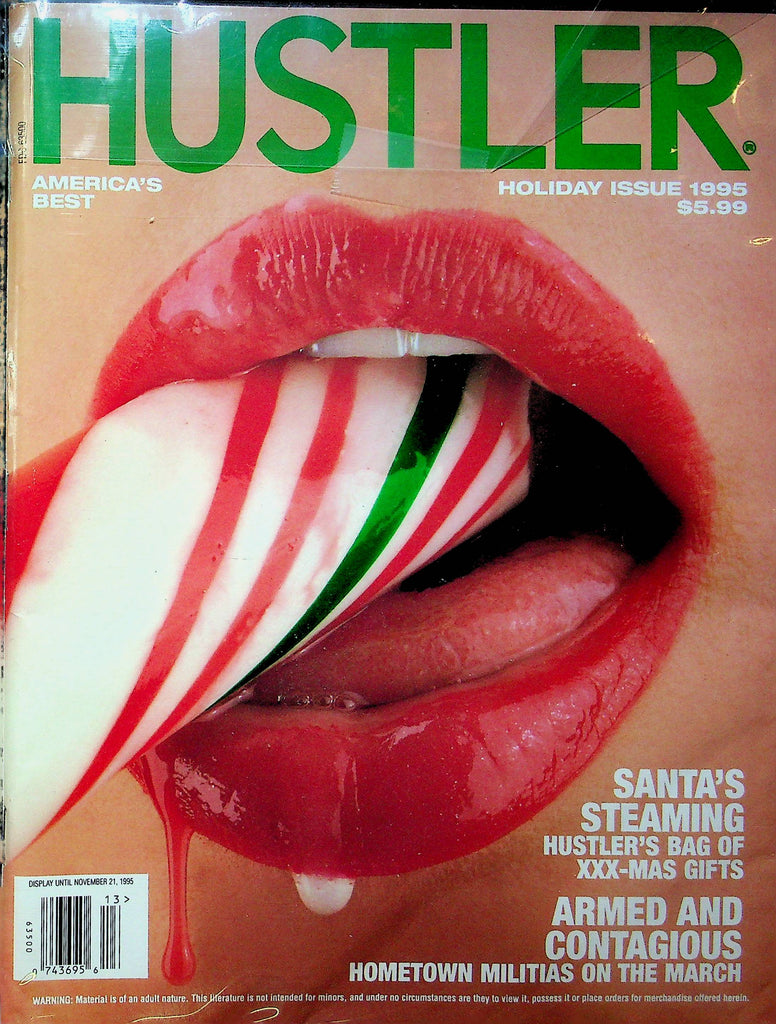 Hustler Magazine Holiday 1995 Issue Santa's Steaming Bag Of Gifts 060323RP