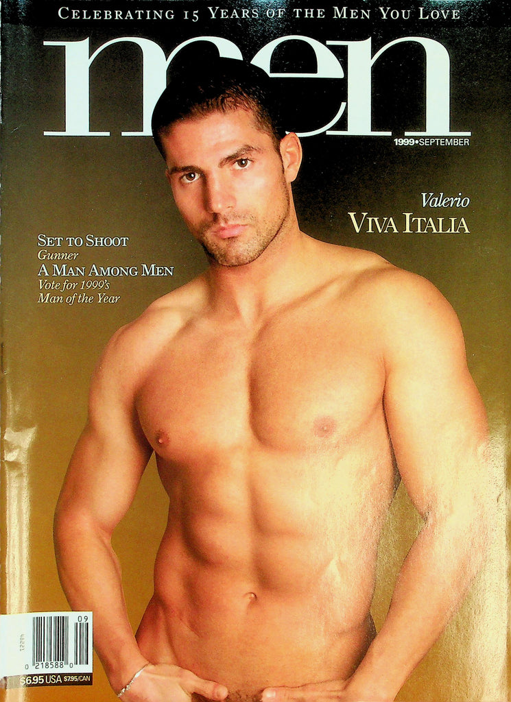 Men Gay Magazine  Cover Guy Valerio - Viva Italia  September 1999   032526lmp
