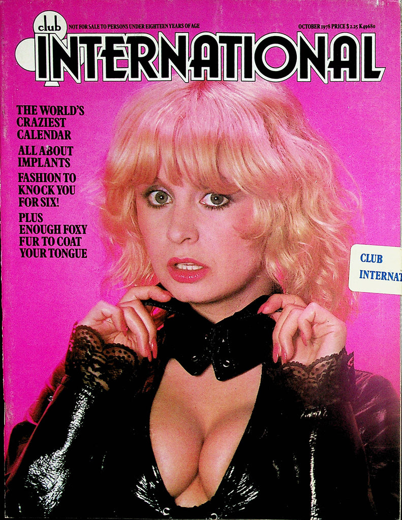 Club International Magazine  w/Craziest Calendar October 1978       011124lm-p