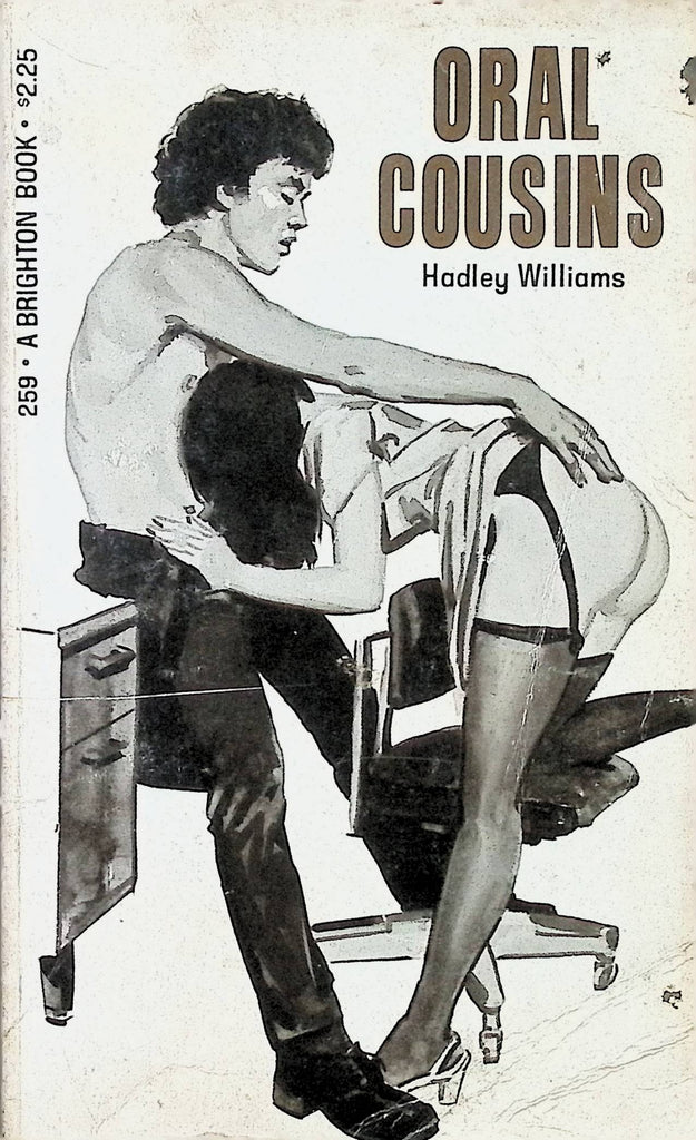 Oral Cousins by Hadley Williams 259 1976 A Brighton Book Adult Erotic Paperback Novel-053024AMP
