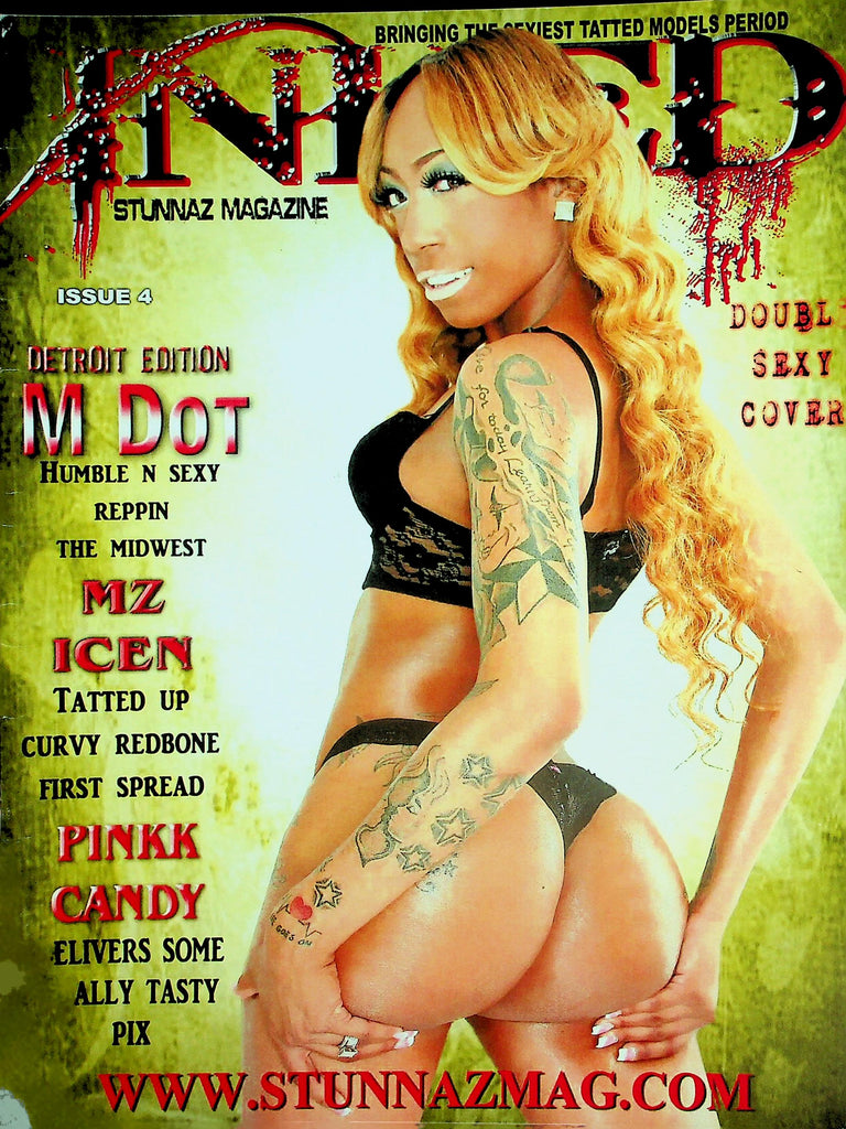 Inked Stunnaz Magazine   Cover Model M Dot / Pink Candy -  Double Sexy Cover  #4  2000's  030326lmp