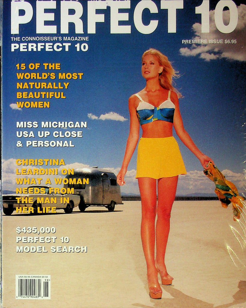 Perfect 10 Magazine Miss Michigan USA & Christina Leardini Premiere Issue 1990s 051525RP