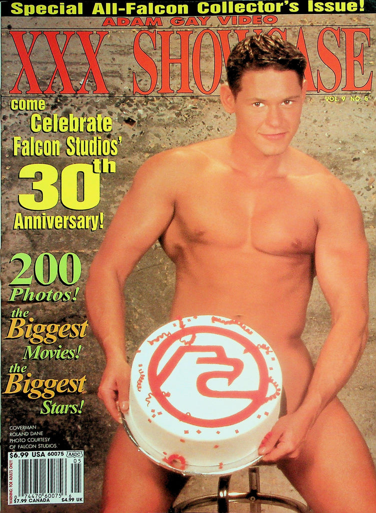 Adam Gay Video XXX Showcase Magazine   Cover Guy Roland Dane - Celebrate Falcon Studios' 30th Anniversary!  vol.9 #5  November 2001   041626lmp